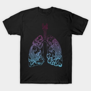 Drowning Lungs (Colored) T-Shirt